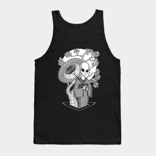 The alien Geisha - Black version Tank Top